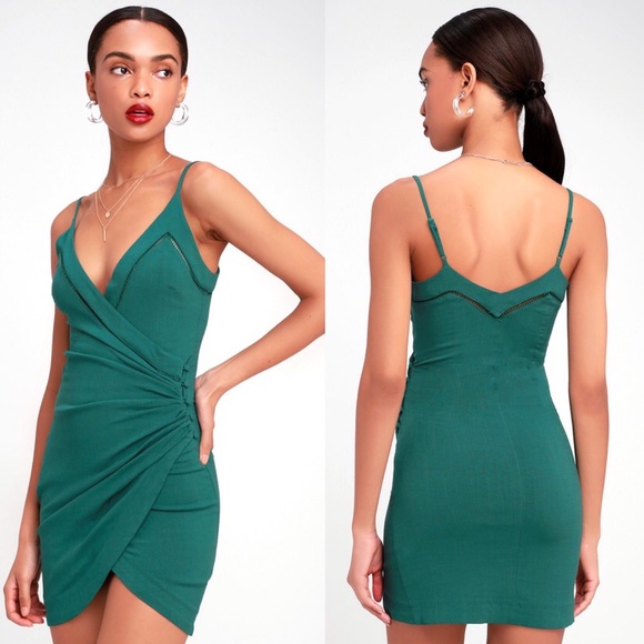 Free People Dresses & Skirts - Free People Intimately Dylan Green Mini Dress